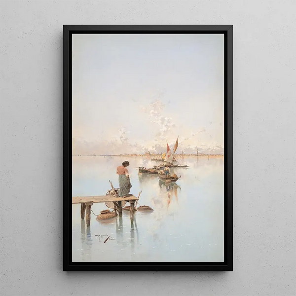 Venice - Raffaele Mainella — framed artwork on a wall