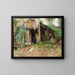 A Courtyard - Raffaele Tafuri — framed artwork on a wall