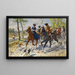 La sortie à cheval - Raffaello Sorbi — framed artwork on a wall