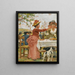 Fêtes dans la campagne - Raffaello Sorbi — framed artwork on a wall