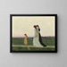 La promenade du soir, environs de Florence - Raffaello Sorbi — framed artwork on a wall