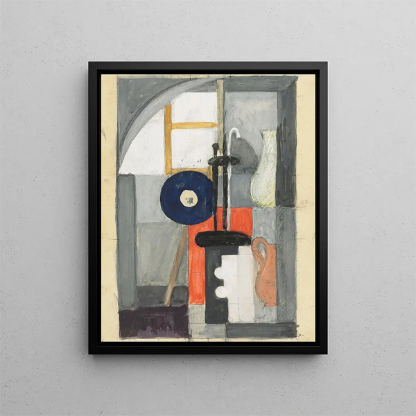 Vestibule du tambour - Ragnhild Keyser — framed artwork on a wall