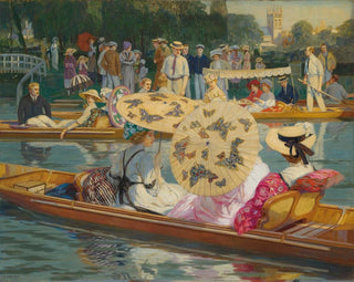 Fishing on the Thames - Raimund Germela — artwork view
