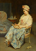 Un moment de réflexion - Raimundo de Madrazo y Garreta — artwork view