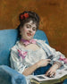 Family Album Painting by Aline - Raimundo de Madrazo y Garreta — artwork view