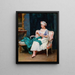 Aline - Raimundo de Madrazo y Garreta — framed artwork on a wall