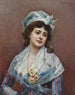 Contemplation - Raimundo de Madrazo y Garreta — artwork view