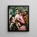 Sainte Famille - Raimundo de Madrazo y Garreta — framed artwork on a wall
