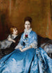 Portrait painting of Mrs. Clotilde de Cándamo and her son Carlos - Raimundo de Madrazo y Garreta — artwork view