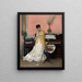 Rêverie La Lettre - Raimundo de Madrazo y Garreta — framed artwork on a wall