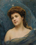 Young woman surrounded by stars - Raimundo de Madrazo y Garreta — artwork view
