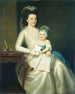 Lady Williams and her child - Ralph Earl — artwork view