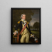 Major Moses Seymour - Ralph Earl — framed artwork on a wall