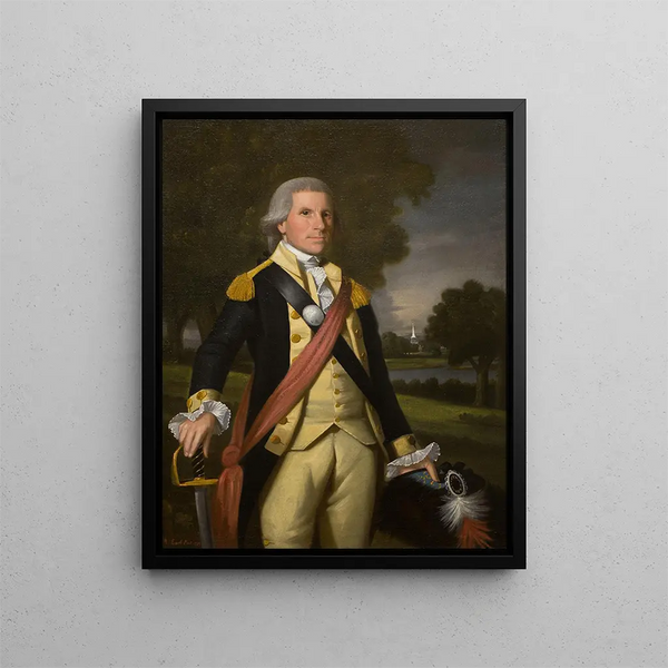 Major Moses Seymour - Ralph Earl — framed artwork on a wall