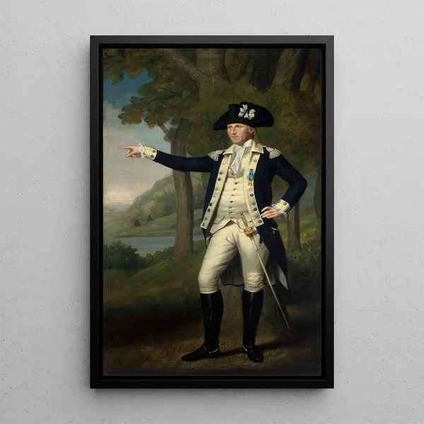 Marinus Willett - Ralph Earl — framed artwork on a wall