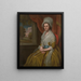 Mary Sylvester Welles Davenport - Ralph Earl — framed artwork on a wall