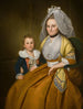 Molly Marsh Seymour Mme Moses Seymour and her son Epaphroditus - Ralph Earl — artwork view