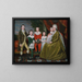 Madame Noah Smith et ses enfants - Ralph Earl — framed artwork on a wall