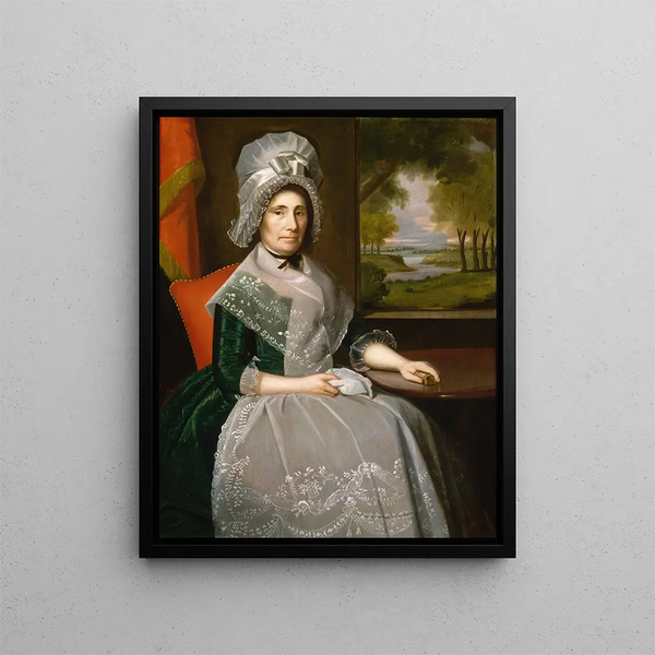 Mme Richard Alsop - Ralph Earl — framed artwork on a wall