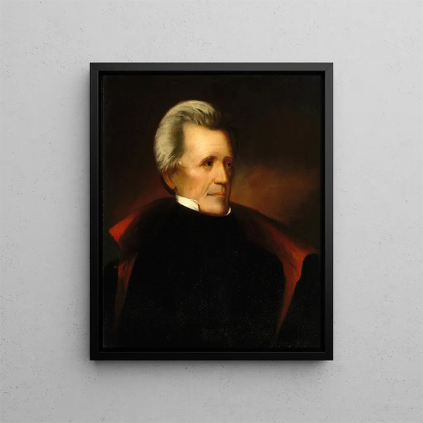 Portrait Painting of Andrew Jackson - Ralph Earl — framed artwork on a wall