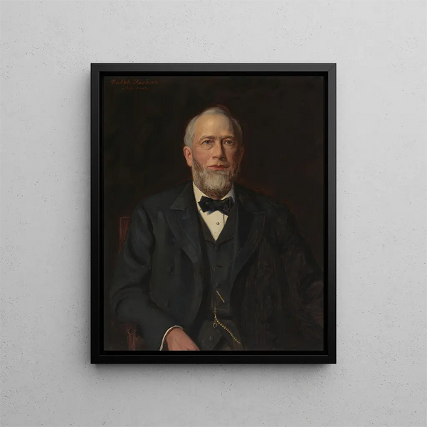 Gustave Franklin Swift - Ralph Elmer Clarkson — framed artwork on a wall