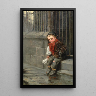 Ralph Hedley - Newsboy.webp