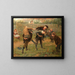 The Tournament - Ralph Hedley — framed artwork on a wall