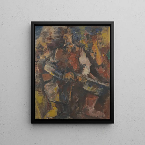 The Hunter - Ramah — framed artwork on a wall