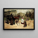 Prendre le soleil - Ramiro Lorenzale Rogent — framed artwork on a wall