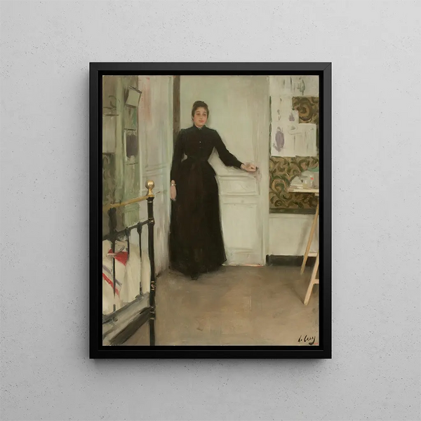 Interior Painting - Ramon Casas — framed artwork on a wall