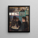 Moulin de la Galette Interior - Ramon Casas — framed artwork on a wall
