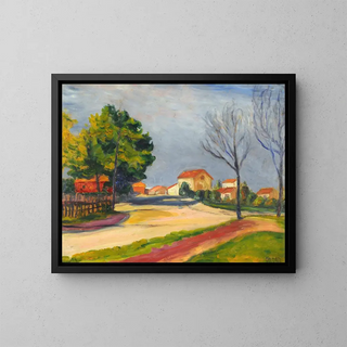 Environs of Paris - Ramon Silva — framed artwork on a wall