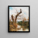 Old tree by the stream - Ramon Tusquets — framed artwork on a wall