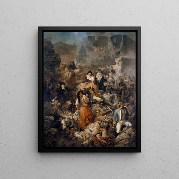 La Compagnie de Sainte-Barbe - Ramon Martí i Alsina — framed artwork on a wall