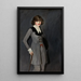 Mademoiselle Taylor - Randall Davey — framed artwork on a wall