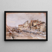 Siege of Paris - Raoul Arus — framed artwork on a wall