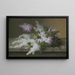 Lilac Branch - Raoul M. de Longpré — framed artwork on a wall