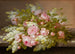 Floral still life painting - Raoul M. de Longpré — artwork view