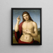 Bénédiction du Christ Que la paix soit avec vous - Raphaël — framed artwork on a wall