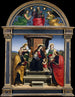 The Virgin and Child Enthroned with Saints - Raphael — artwork view