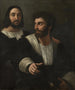 Self-portrait with a Friend - Raphael — artwork view
