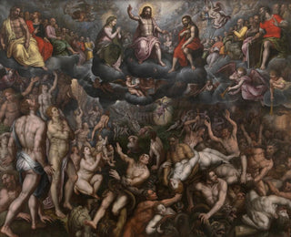 Last Judgment Painting - Raphael Coxie — artwork view