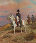Napoleon on horseback - Raymond Desvarreux — artwork view