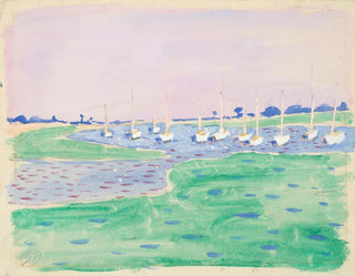 Yachts in Bosham Harbour - Raymond McIntyre — artwork view