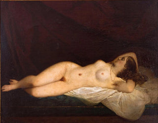 Odalisque orientale - Raymond Monvoisin — artwork view