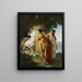Télémaque et Eucharis - Raymond Monvoisin — framed artwork on a wall