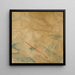 Rayons de soleil - Edvard Munch — framed artwork on a wall