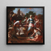Rebecca at the Well - Giovanni Battista Ranieri Del Pace — framed artwork on a wall