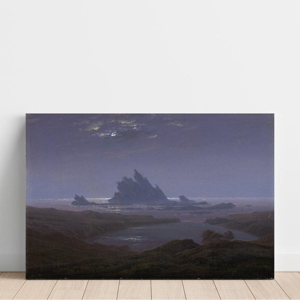 Reproduction of the painting Rocky Reef on the Beach - Caspar David Friedrich