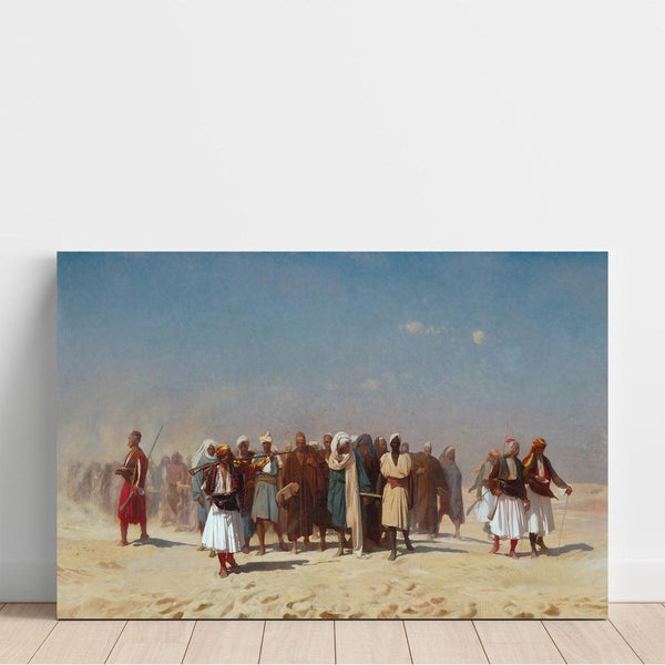 Reproduction of the painting Egyptian Recruits Crossing the Desert - Jean-Léon Gérôme